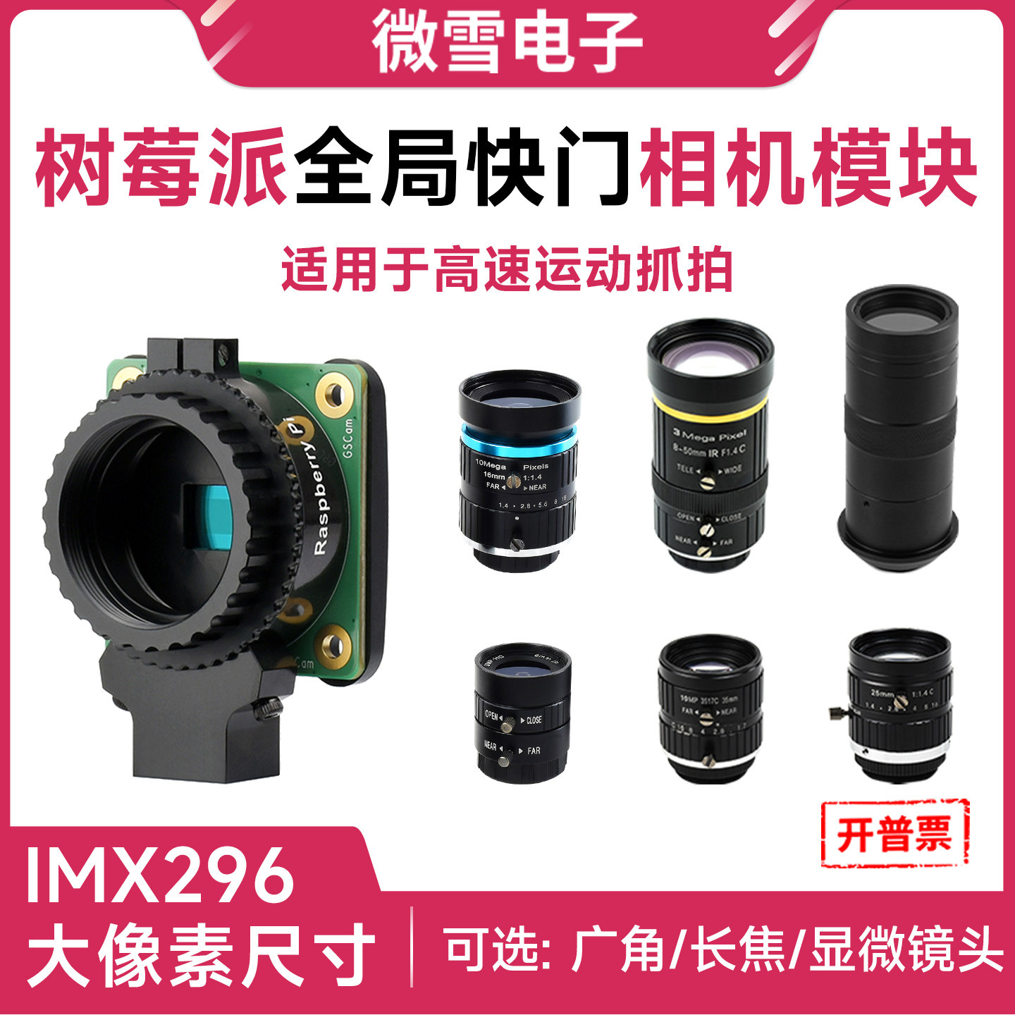 Woli Raspberry Pi originele Gl - Raspberry Pi Global Shutter Camera Imx296 recensie en prijs